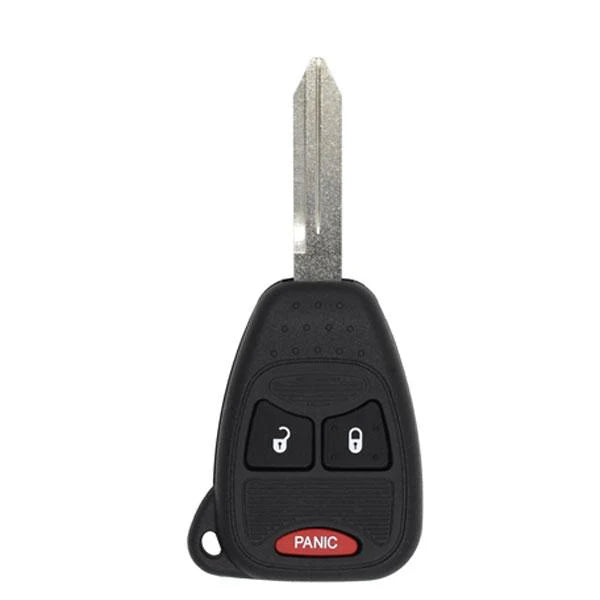 Brand new aftermarket 3-button remote head key for Chrysler Dodge Jeep 2004-2017 FCC ID OHT692427AA KOBDT04A Lock Unlock Panic 315MHz