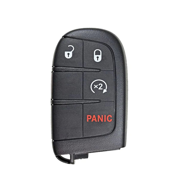 2015–2022 Jeep Renegade 4-button smart key with FCC ID M3N-40821302 and emergency key EKB-JP-1601