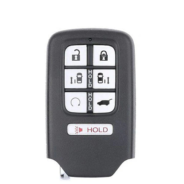 2018-2020 Honda Odyssey 7-Button Proximity Smart Key, FCC ID: KR5V2X, includes dual power sliding door controls and remote start, PN: 72147-THR-A11.
