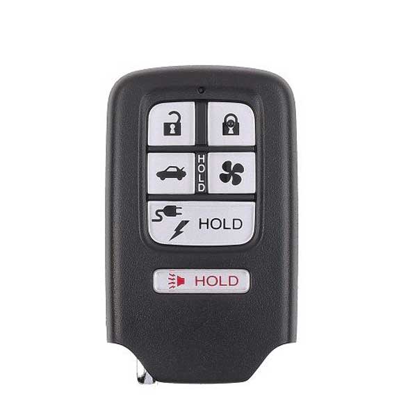 2018-2021 Honda Clarity 6-Button Proximity Smart Key, FCC ID: KR5V2X V42, features climate fan and charger door controls, PN: 72147-TRW-A01.