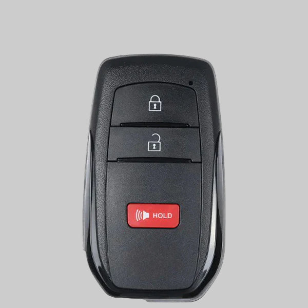 2023–2026 Toyota Prius 3-button smart key aftermarket, FCC ID HYQ14FBX, part number 8990H-47120, proximity key replacement