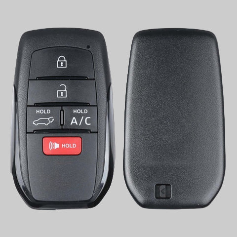 2023–2026 Toyota bZ4X 5 button smart key FCC ID HYQ14FBX part number 8990H-42520