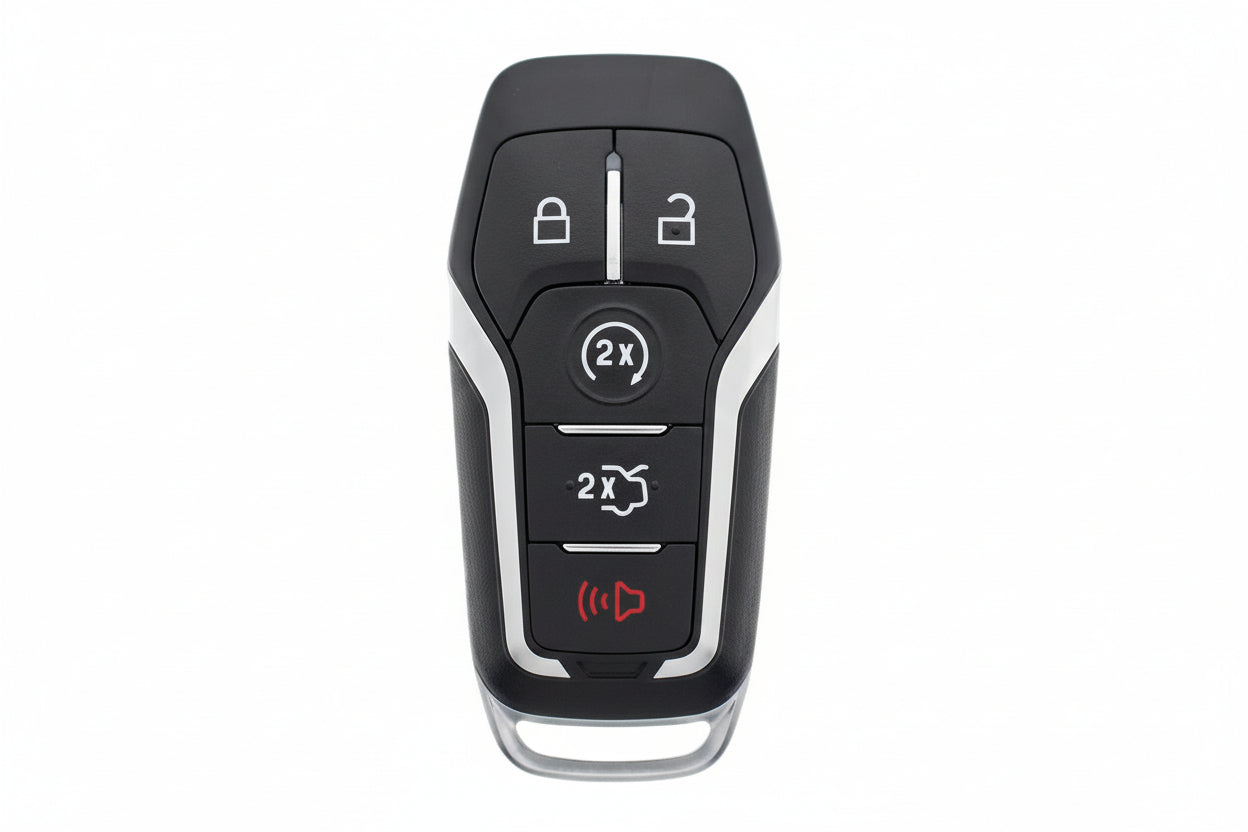 2013-2020 Ford Lincoln 5 button smart key aftermarket FCC ID M3N-A2C31243300 with remote start and emergency key HU101