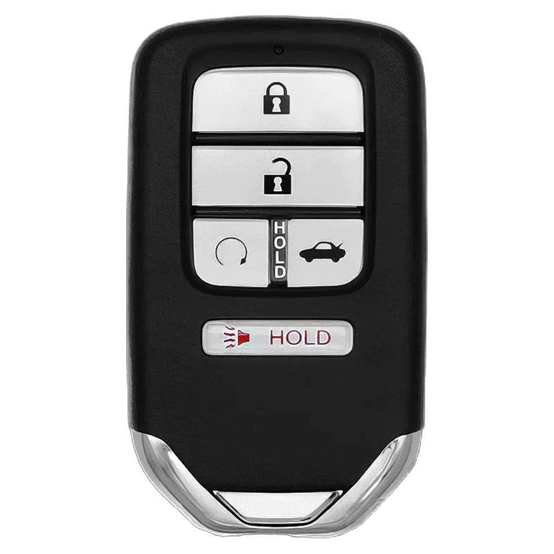 2016-2017 Honda Accord 5-Button Proximity Smart Key, FCC ID: ACJ932HK1310A, features Remote Start and HO01 emergency blade, PN: 72147-T2G-A31.