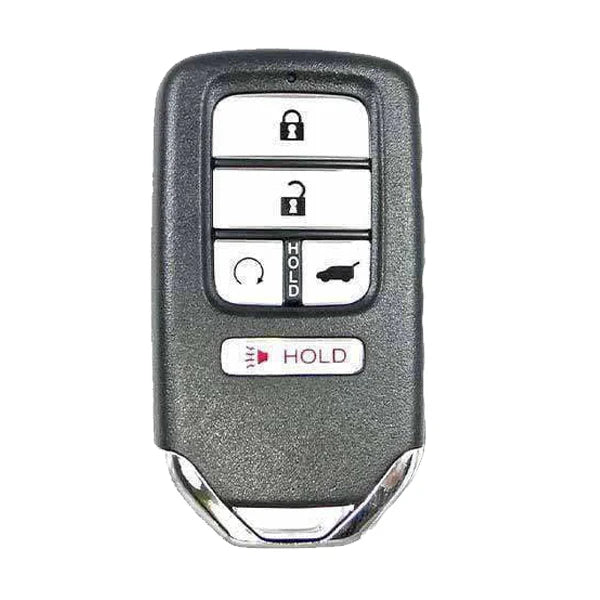 2019-2021 Honda Passport and Pilot 5-Button Proximity Smart Key, FCC ID: KR5V44, features Remote Start and Hatch control, PN: 72147-TG7-AA1.