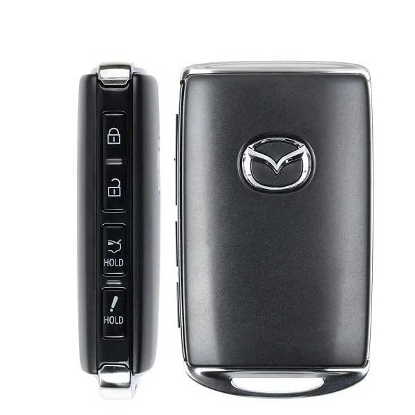 2019-2024 Mazda 3 Sedan 4 Button Smart Key Fob WAZSKE11D01 Proximity Remote Replacement PN BCYA-67-5DY