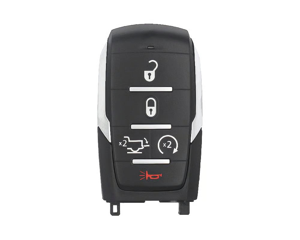 2019-2024 Ram 1500 Pickup 5-Button Proximity Smart Key, FCC ID: OHT-4882056, 433 MHz, includes Remote Start and Power Tailgate, PN: 68442909AB