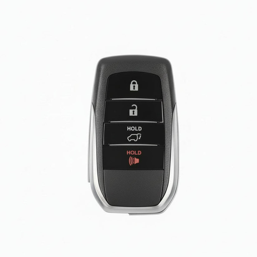 2020–2021 Toyota Land Cruiser 4-button smart key aftermarket PN 89904-60X40 with LXP90 emergency blade