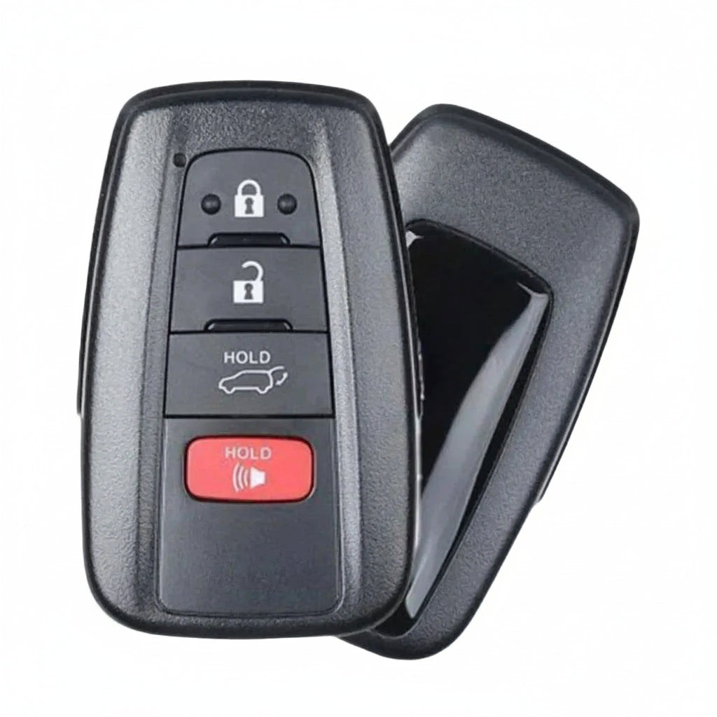 2022–2024 Toyota RAV4 smart key 4 button aftermarket key fob HYQ14FLA with panic and hatch
